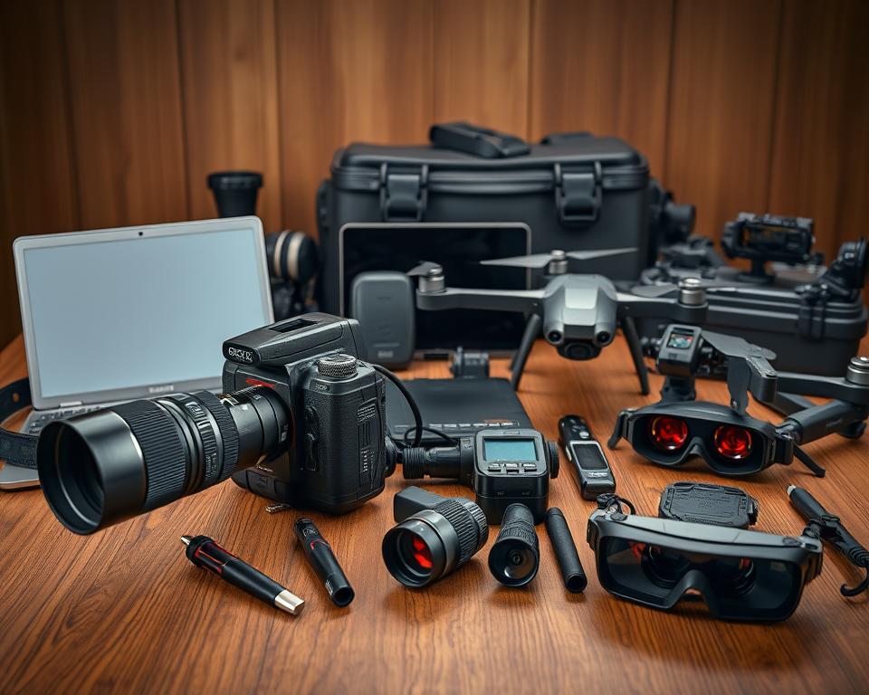 Technische Ausrüstung Detektei Frankfurt