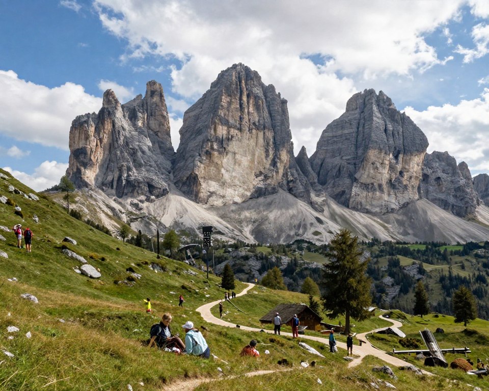 Drei Zinnen Wanderung in den Dolomiten