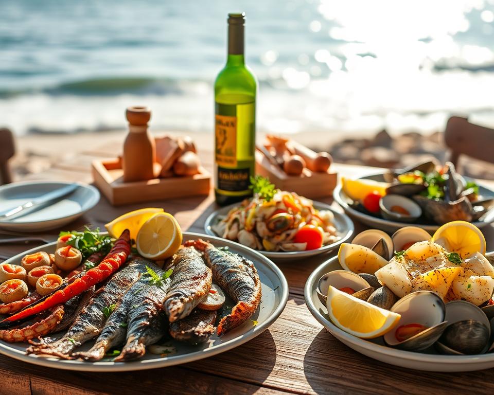 Portugiesische Küche Alentejo Meeresfrüchte