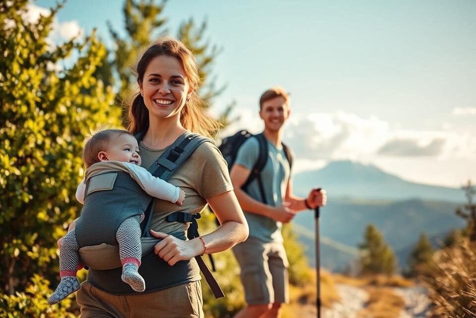 wandern mit baby